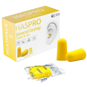 Haspro Multi10 Špunty do uší, žluté 20 ks obraz
