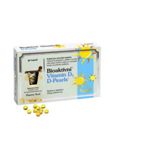 Bioaktivní Bioaktivni Vitamin D3 D Pearls 80 kapslí obraz