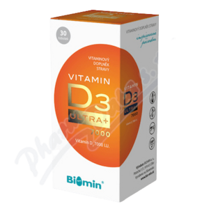 Biomin Vitamin D3 Ultra+ 7000 I.U. 30 tobolek obraz