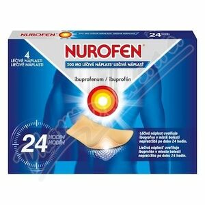 Nurofen 200 mg léčivé náplasti 4 ks obraz