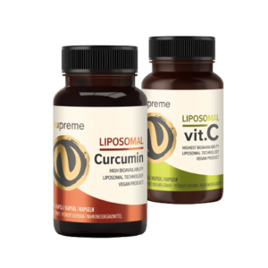 Nupreme Liposomal Vitamín C + Liposomal Curcumin 2 x 30 kapslí obraz