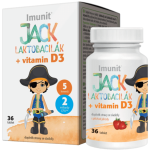 Imunit JACK LAKTOBACILÁK +vitamín D3 36 tablet obraz