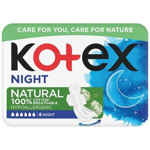 Kotex natural Night 6 ks obraz