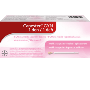 Canesten GYN 1 den 500 mg měkká vaginální tobolka 1 ks obraz