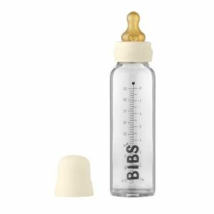 BIBS Baby Bottle skleněná láhev Ivory 225ml obraz