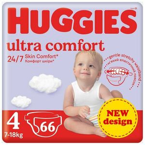 Huggies Ultra Comfort Jumbo 4, 66 ks obraz