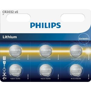 Philips Lithiové baterie knoflikové CR2032P6/01B 6 ks obraz