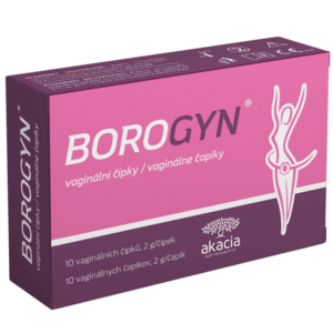Borogyn vaginální čípky 10 x 2 g obraz