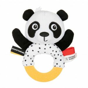 Canpol babies BabiesBoo Senzorická hračka Panda s kousátkem a chrastítkem obraz