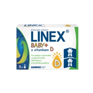 Linex Baby + s vitamínem D 8 ml obraz