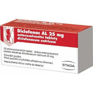 Diclofenac AL 25mg 50 tablet obraz