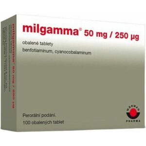 Milgamma 50 mg 100 tablet obraz