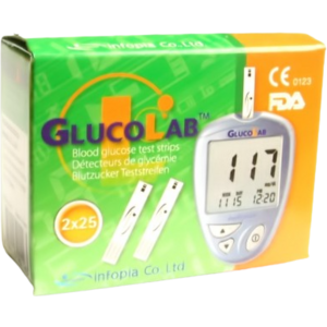 GlucoLab Test.proužky pro glukometr 50 ks obraz