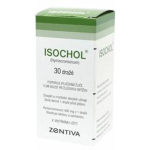 Isochol 400 mg dražé 30 tablet obraz