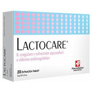PharmaSuisse LACTOCARE žvýkací tablety 20 ks obraz