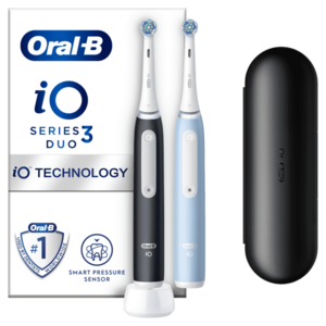 Oral-B iO 3 Dual Pack Black & Blue elektrické zubní kartáčky obraz