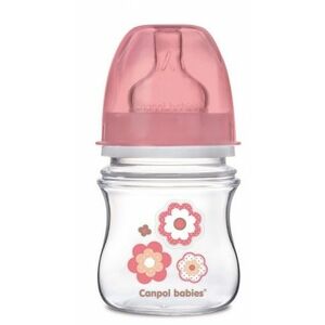 Canpol babies Láhev se širokým hrdlem Newborn baby růžová 120 ml obraz