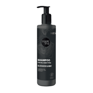 Organic Shop Šampon pro všechny typy vlasů Blackwood a máta 280 ml obraz