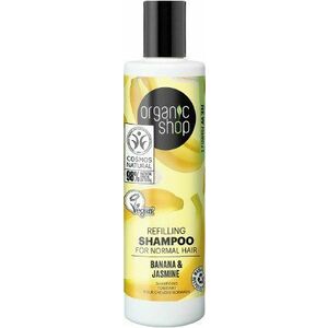 Organic Shop Vyživující šampon pro normální vlasy Banán a jasmín 280 ml obraz