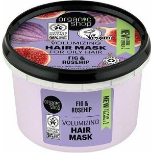 Organic Shop Objemová maska na mastné vlasy Fíky a šípek 250 ml obraz