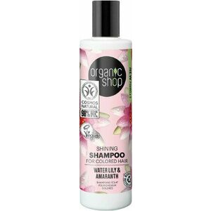Organic Shop Rozjasňující šampon pro barvené vlasy Leknín a amarant 280 ml obraz