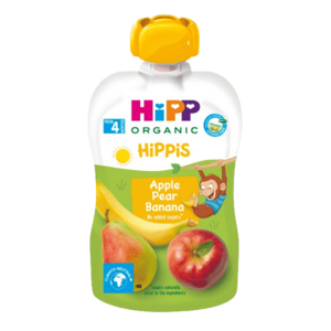 HiPP BIO Hippis 100% ovoce Jablko-Hruška-Banán 100 g obraz