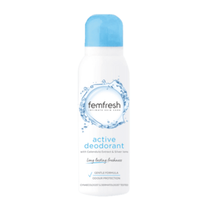 femfresh Intimní deodorant Active - s ionty stříbra, 125 ml obraz