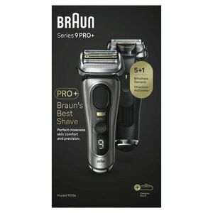 Braun Series 9 PRO+ Elektrický holicí strojek, Nabíjecí stojan, Wet & Dry, 9515s, Tmavě šedý obraz