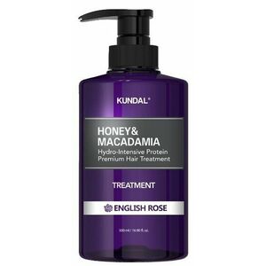 Kundal Honey&Macadamia Treatment - hydrointenzivní proteinová kůra na vlasy s anglickou růží 500 ml obraz