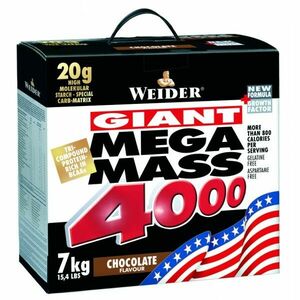 Weider , Giant Mega Mass 4000, Gainer, , Vanilka 7000 g obraz