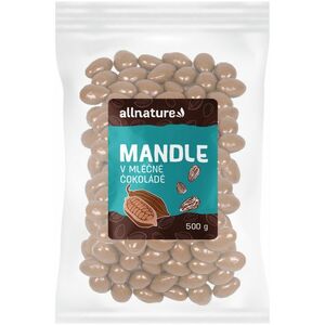 Allnature Mandle v mléčné čokoládě 500 g obraz