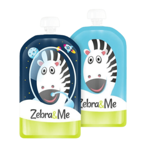 Zebra&Me Kapsička na dětskou stravu na opakované použití 2 ks obraz