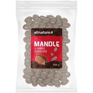Allnature Mandle v hořké čokoládě 500 g obraz