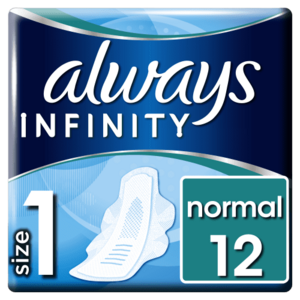 Always Infinity Normal Vložky s křidélky, velikost 1, 12 ks obraz