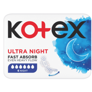 Kotex UT Night vložky 6 ks obraz