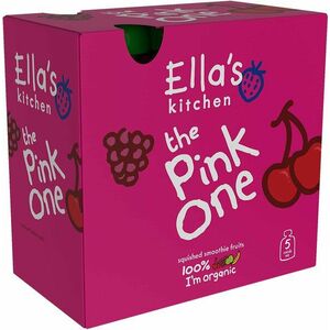 Ella's Kitchen BIO PINK ONE ovocné smoothie s dračím ovocem 5 x 90 g obraz
