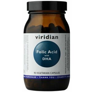 Viridian Folic Acid with DHA 90 kapslí obraz