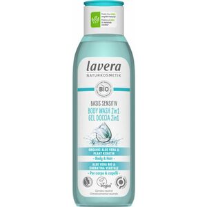 Lavera Basis sensitiv sprchový gel na tělo a vlasy s neutrální přírodní vůní 2v1 250 ml obraz