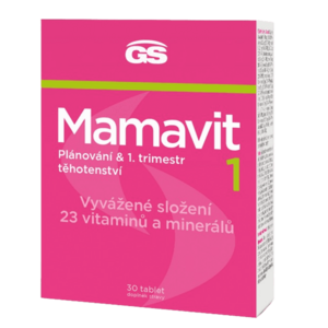 GS Mamavit 1 Plánování a 1.trimestr 30 tablet obraz