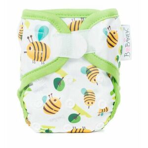 Bobánek Látková plenka novorozenecké svrchní kalhotky, suchý zip - Včelky obraz