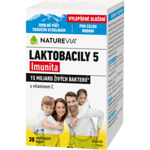 NatureVia Laktobacily 5 Imunita 30 kapslí obraz