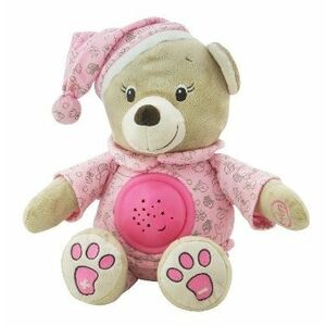 Baby Mix Plyšový medvídek s projektorem růžový obraz