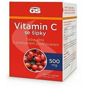 GS Vitamin C 500mg se šípky 60 tablet obraz