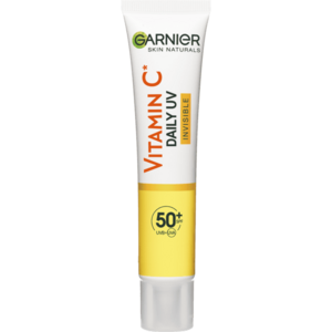 Garnier Skin Naturals Vitamin C denní rozjasňující UV fluid SPF 50+ invisible, 40 ml obraz