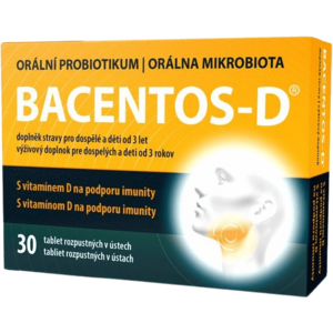 BACENTOS-D orální probiotikum 30 tablet obraz