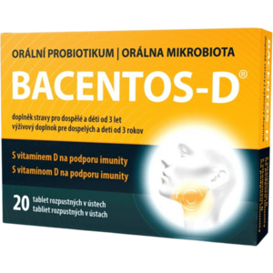 BACENTOS-D orální probiotikum 20 tablet obraz