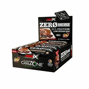 Amix Zero Hero 31% Protein Bar Double Chocolate 15 x 65 g obraz