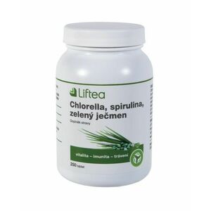 Liftea Chlorella, spirulina, zelený ječmen 250 tablet obraz