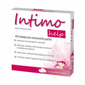 Intimohelp při infekcích intimních partií 14 vaginálních tablet obraz