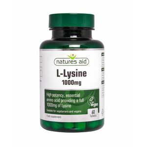 Natures Aid L-Lysín 1000 mg 60 tablet obraz